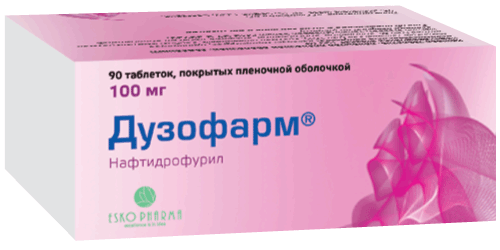 Дузофарм 100 мг 90. Дузофарм 50 мг. 50мг №90. Дузофарм 50мг 90. Нафтидрофурил 100 мг.